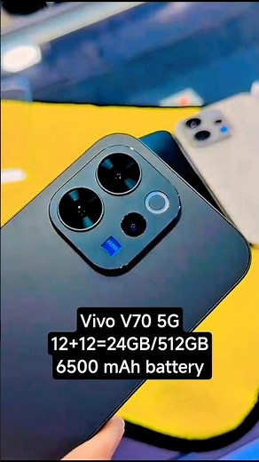 Vivo V70 5G Unboxing Authentic Black | 12+12=24GB/512GB | 6500 Mah🔋90W Charger #vivov70 #kashitack
