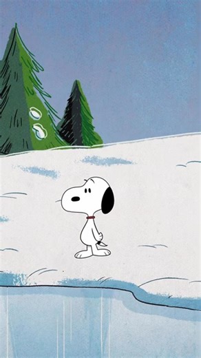 Snoopy Makes a Snow Angel with Lucy Snoopy #shorts | Snoopy Lover