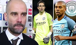 Angry Guardiola gives awkward post-match interview