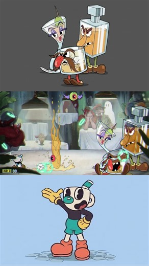 Cuphead | Tipsy Troop - King Dice's Mini Boss (No Damage, Regular) w/ Mugman #cuphead #shorts