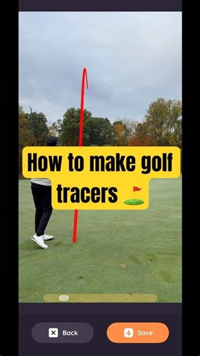 How to make golf tracers ⛳️