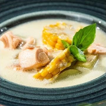 Salmon and Corn Chowder