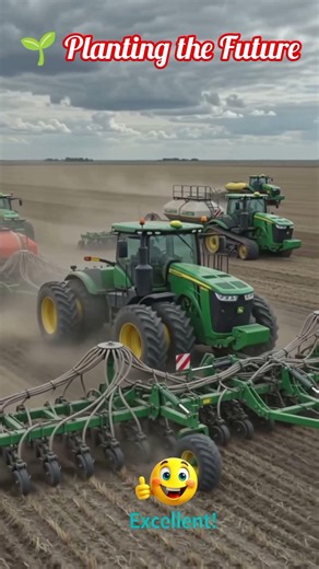 Massive Seeding Operation 🚜🌱 | Precision Farming on a Huge Scale #farming #tractor #farmingmachinery