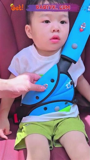 Is your child’s seat belt rubbing their neck? Try our Kids Seat Belt Shoulder Pad #BabyCare