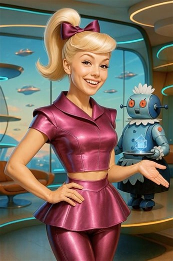 Realistic Judy Jetson #TheJetsons #RetroFuturism #AIArt