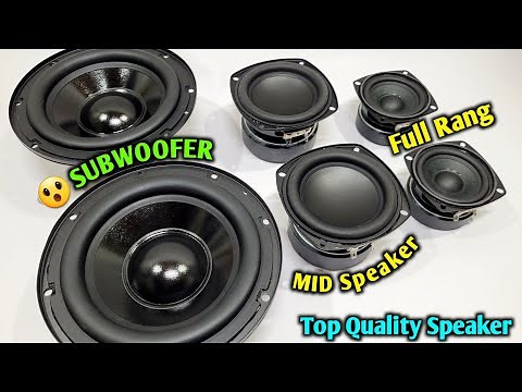 Full Range Mid Rang And Subwoofer Top Quality speaker Collection | You Like Electronic