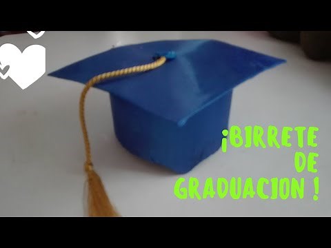Como hacer un birrete de graduación, fácil,rápido y económico/#preescolar #graduationcap #DIY #2023