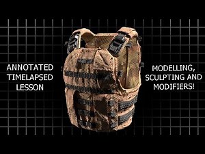 Ballistic vest in Blender!