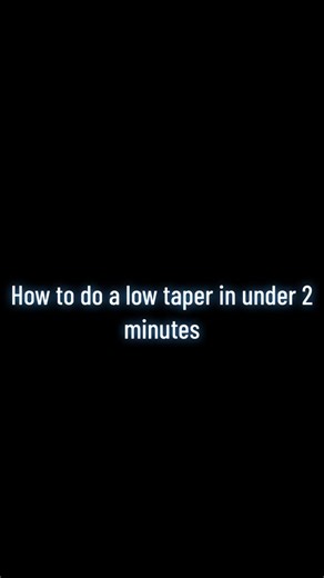 How to Do a Low Taper Haircut in 4 Easy Steps