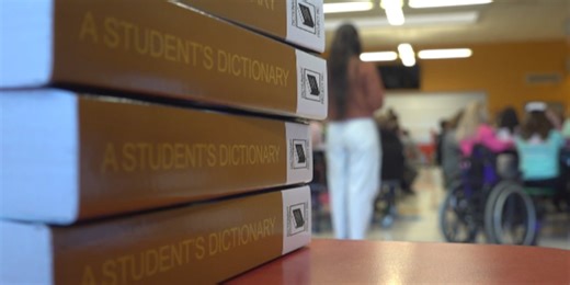 The Dictionary Project: Dexter third graders gifted books from Valley Grange