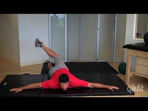Qikfit-Prone Scorpion Stretch