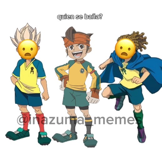 Mark Evans y sus amigos en Inazuma Eleven