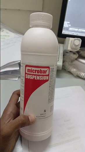 Barium sulfate for git study// Microbar suspension #viralvideo #radiology