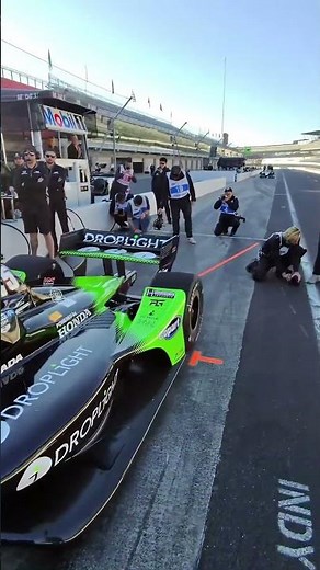 Mick Schumacher testing an IndyCar 🏎️ (via RLLracing/X)