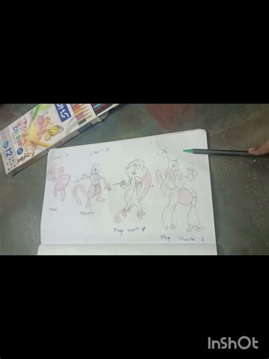 MEW pokemon evolution 🧬#drawing #