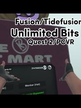 How to get unlimited Bits in bonelab fusion/tide and quest 2/PCVR (Easy way on mod.io)
