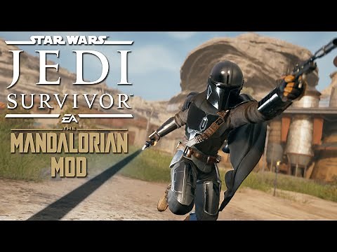 [Star Wars: Jedi Survivor] The Mandalorian Mod with Dark Saber