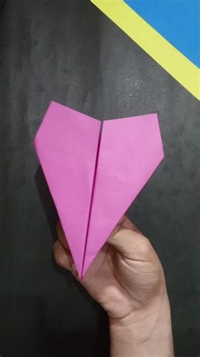 This Paper Plane Goes Up… Then Comes Back 😱✈️ #origami #tutorial
