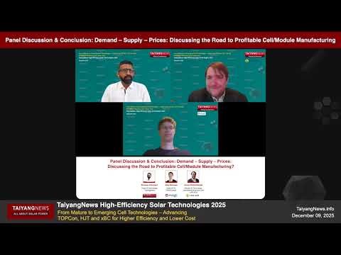 Road to Profitable Cell/Module Manufacturing: Discussion