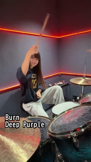 Burn②/Deep Purple ディープ･パープル ドラム叩いてみた
