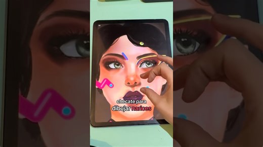 Cómo dibujar nariz paso a paso: tutorial fácil en GoPaint