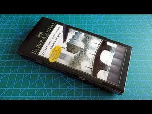 Faber-Castell 6 PITT artist pens "brush" (shades of grey) - Unboxing and Review