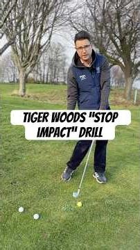 Tiger Woods “Stop Impact Drill” - You Need This Golf Drill