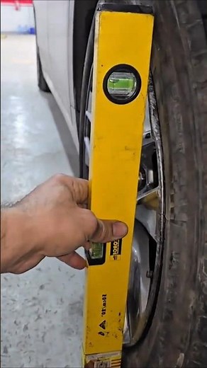 Professional Car Wheel Camber Alignment Fix! 🚗🛠️ Angle Correction #shorts #carrepair #mechanic