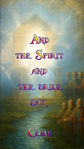 The SPIRIT & the Bride of CHRIST say... (Revelation 22:17) #god #heaven #riveroflife