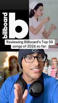 Reviewing Billboard’s Top 50 songs of 2026 so far: #arianagrande #oliviarodrigo #katseye