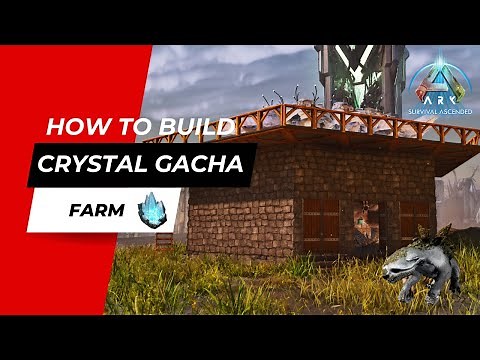 How to Build Crystal Gacha Farm | Extinction | Ark Survival Ascended
