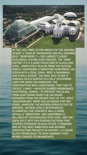 The Rise and Chaos of Biosphere 2