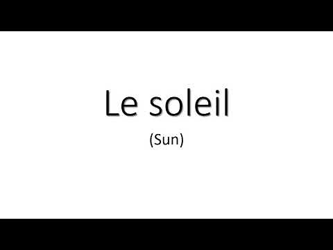 Solar System in French | Planets in French