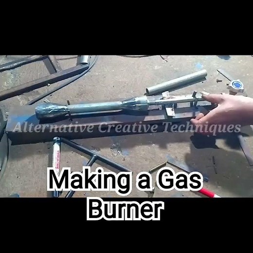 Making a gas burner.