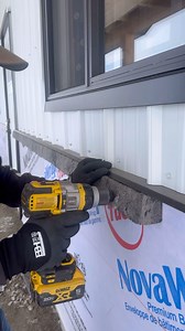 12K views · 1.1K reactions | Installing the cap stone to start off the @evolve.stone wainscoting under the porch  #CinchCarpentry #QualityOverQuantity #PostFrame #Stone #Rock #EvolveStone #Faux #Screws #Drill #Tools #Wainscot #ASMR #Construction #Alberta | Cinch Carpentry | Facebook