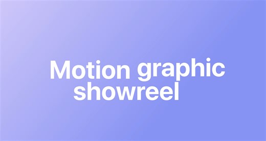 Motion Graphic design showreel - Aayush Tiwari