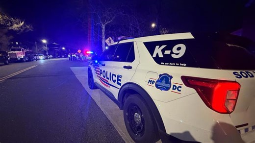DC Police investigate officer hit by driver that left scene; Drive arrested in Virginia after pursuit