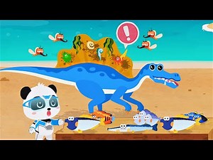 Dinosaur Rescue Team - Help The Dinosaurs Out Of Danger And Take Care Of Them - Babybus Game Video