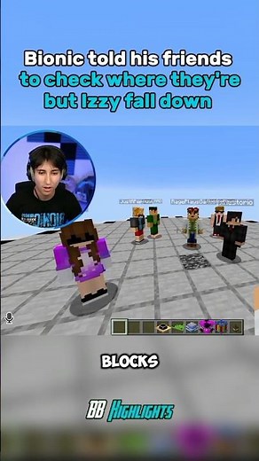 Bionic told his friends to check where they are but Izzy fall down