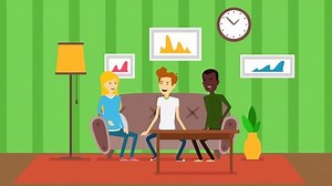 2d Cartoon Friends Talking Each Other Stock Footage Video (100% Royalty-free) 3404666287 | Shutterstock