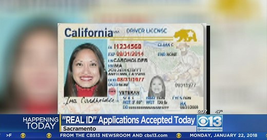 California DMV Begins Offering Real ID Driver's License Applications - CBS Sacramento