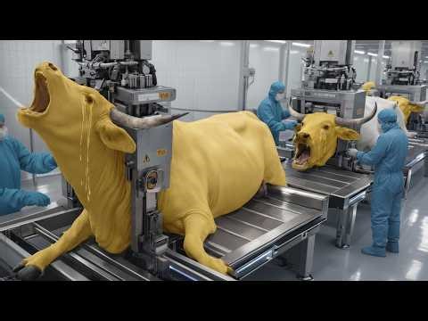 Inside a Mega Brahman Bull Factory | From Farm Giant to Luxury Goods Like Jackets, Bags, etc...