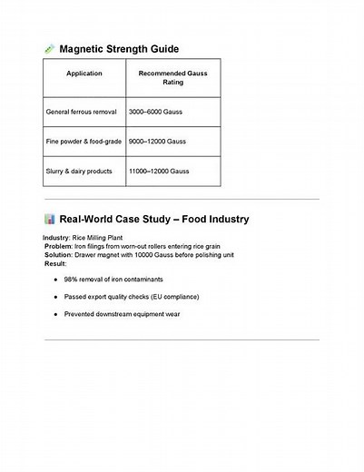 Magnetic separation systems in recycling & food processing