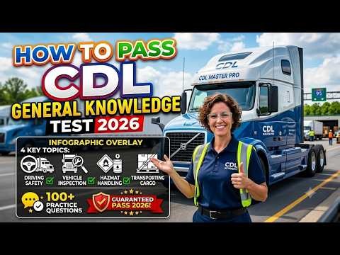HOW TO PASS CDL General Knowledge Practice Test 2026 150 Real Questions & Answers