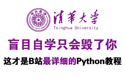 【2024最新版】清华大学168小时讲完的Python教程（数据分析）零基础入门到精通，包含所有干货内容，这还学不会我退出IT界！