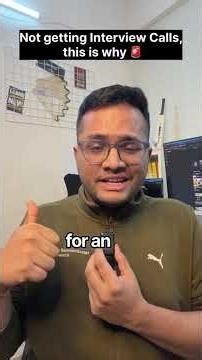 Why you are not getting Interview calls in 2025 | Arsh Goyal