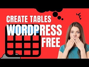 How To Create A Data Table In WordPress Elementor For Free