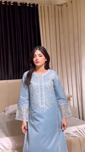 1.8K views · 5.8K reactions | ✨ Festive Elegance – Premium cotton fabrics 3-Piece Set ✨  Stunning thread embroidery adorned with refined cutwork artistry  Made from rich Premium cotton fabrics for both Kameez & Pant 泥 Lightweight Georgette Dupatta Digital print  Measurements: Kameez 43/45" Pant 38/40" (Free Waist)  Sizes: 34. 36.38.40.42.44.46.48 All Bangladesh delivery | Noor clothes | Facebook