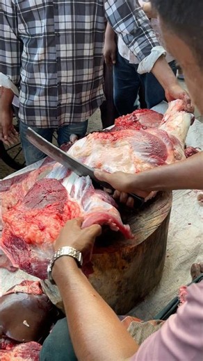 Meat cutting processing scale.
