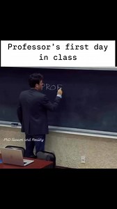 1.3M views · 11K reactions | Professors first day in class | PhD Illusion and Reality | Facebook